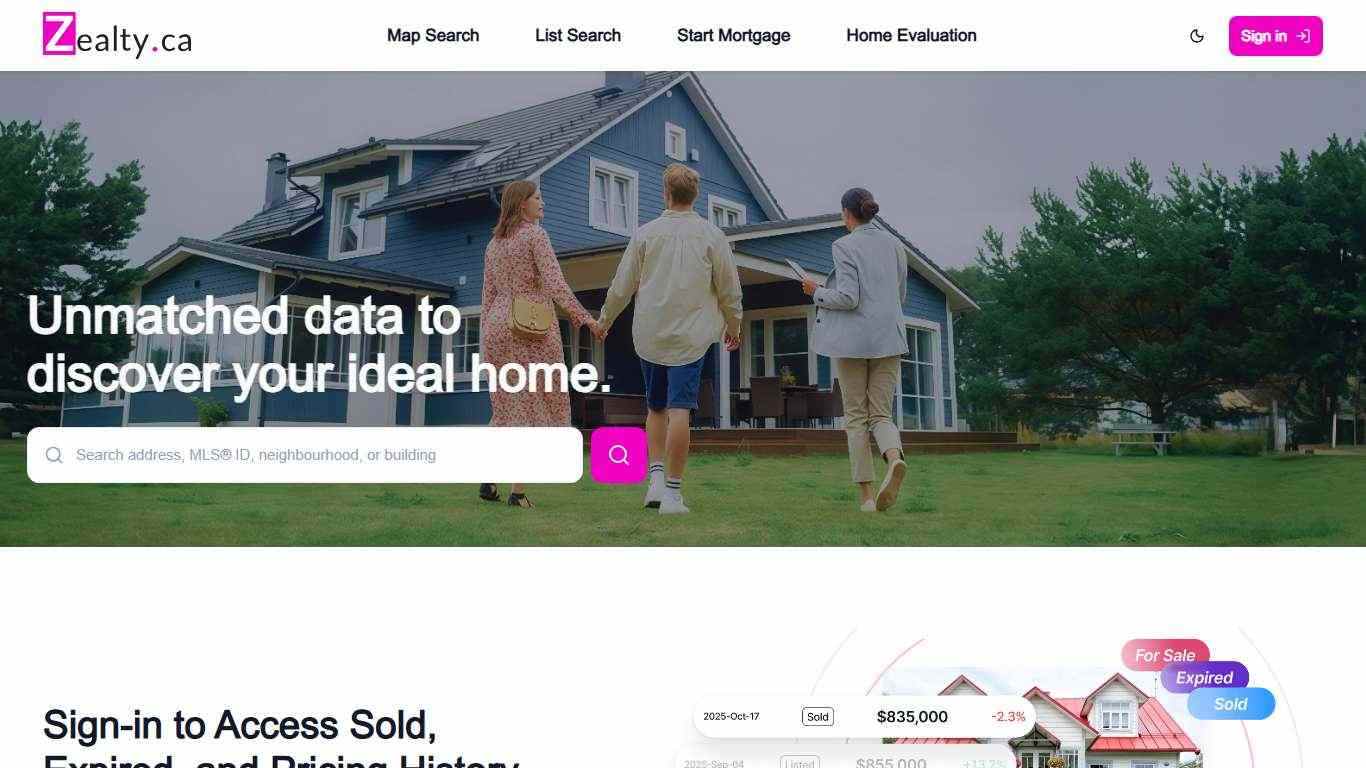 Zealty - Advanced Real Estate Search